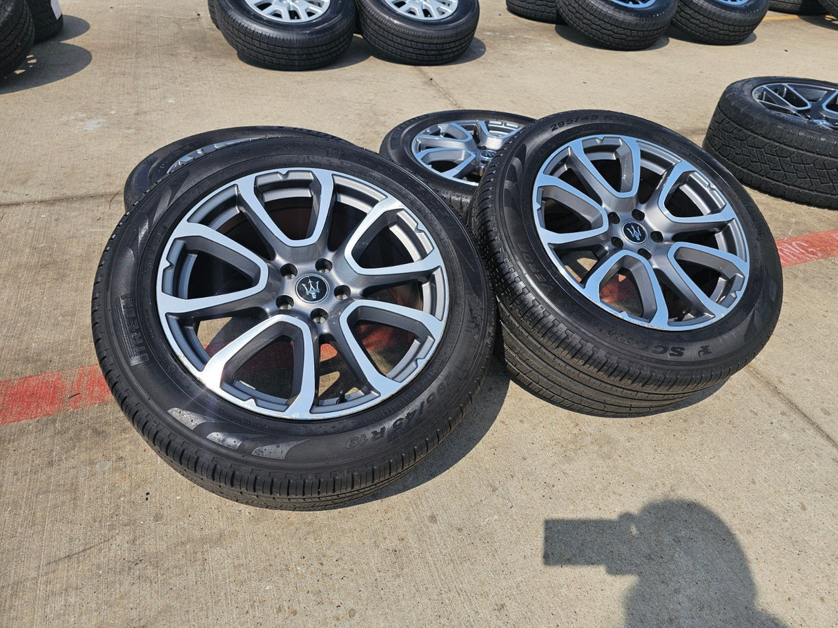 19" Maserati Levante OEM wheels rims tires Texas Truck Tire