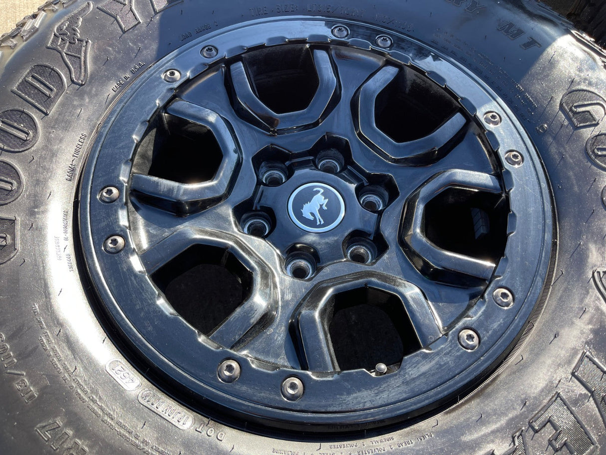17" Ford Bronco SASQUATCH wheels rims BEADLOCK 10388 Ranger GOODYEAR M/T Texas Truck Tire