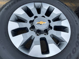 20" Chevy Silverado GMC Sierra AT4 2500 3500 OEM 5960 5947 wheels rims GOODYEAR Texas Truck Tire