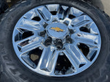 20" Chevy Silverado High Country LTZ 2500 3500 OEM 14124 wheels rims BFG KO3 A/T Texas Truck Tire