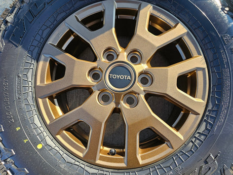 17" Toyota Tacoma 4Runner TRD OEM 94254 10637 BRONZE wheels rims 2025 2026 NEW Texas Truck Tire