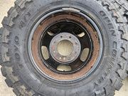17" Dodge Ram 3500 Dually Laramie 8x200 wheels rims 2703 2704 OEM TOYO M/T 33" Texas Truck Tire