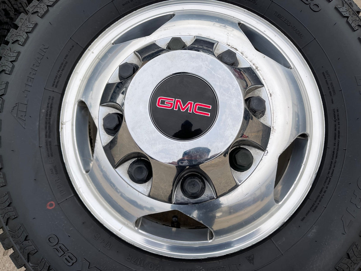 17" GMC Sierra Chevy Silverado 3500 Dually rims wheels OEM 5519 5520 DISCOUNTED Texas Truck Tire