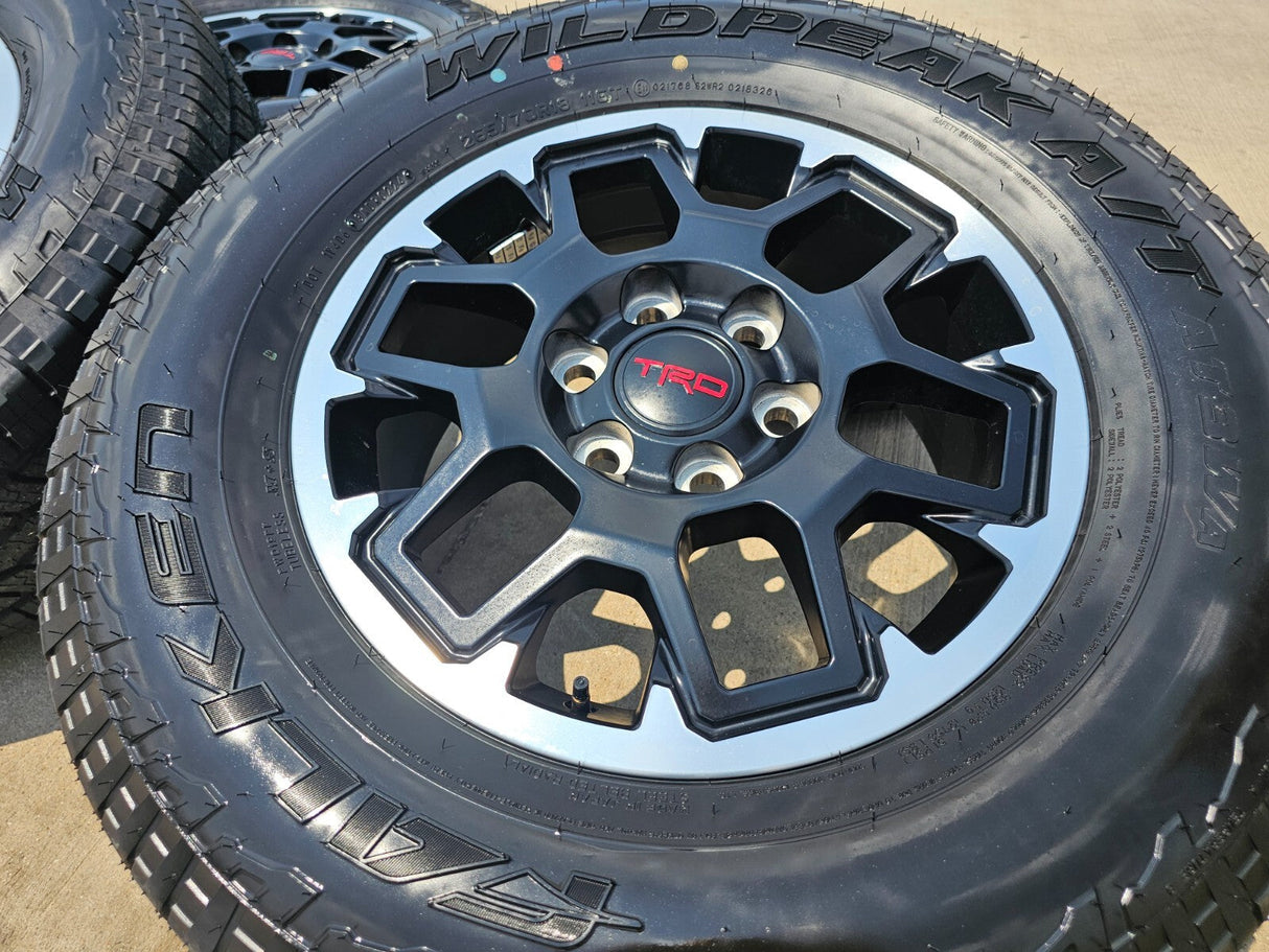 18" Toyota Tacoma 4Runner TRD OEM 94199 wheels rims tires Falken A/T NEW Texas Truck Tire