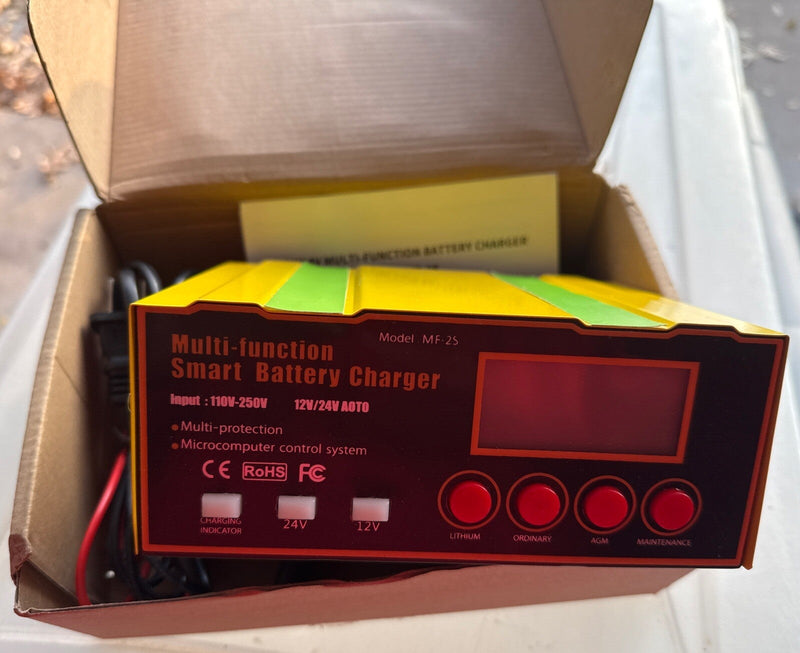 MF-2S Smart Multi-Function Battery Charger 12V/24V