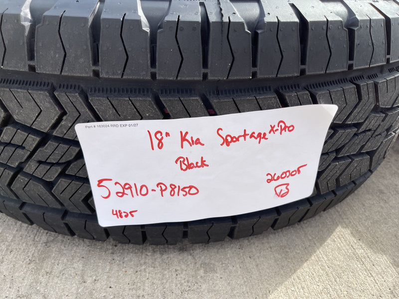 18" Kia Telluride X-PRO OEM wheels rims Sorento Sedona CONTINENTAL 2026 2027 NEW Texas Truck Tire