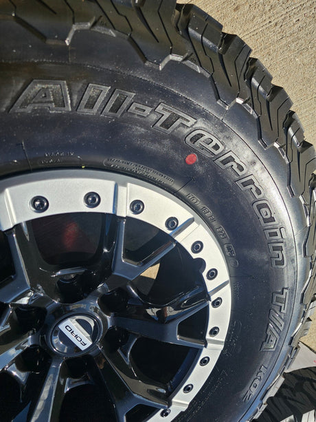 17" Ford F-150 Raptor R OEM Replica BEADLOCK 10460 rims wheels 35" tires BFG NEW Texas Truck Tire