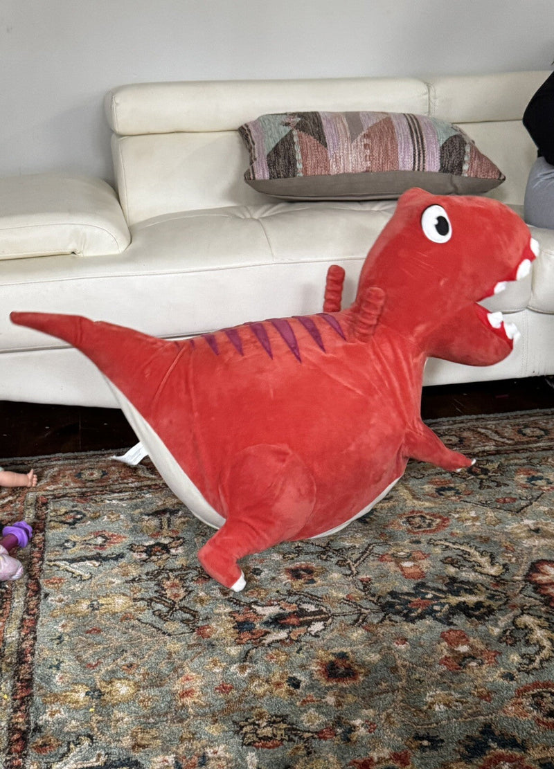 Toddler Ride-On T-Rex Toy with Removable Washable Cover