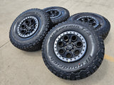 17" Ford F-150 Raptor OEM BEADLOCK 10612 rims wheels BFG KO2 37" NEW Texas Truck Tire