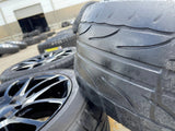 18x8 18" Lorenzo WL036 wheels rims tires 5x4.5 5x114.3 Camry Accord Mustang Texas Truck Tire