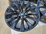 24" Cadillac Escalade V OEM ONYX wheel rim 2022 2023 2024 2025 2026 Texas Truck Tire