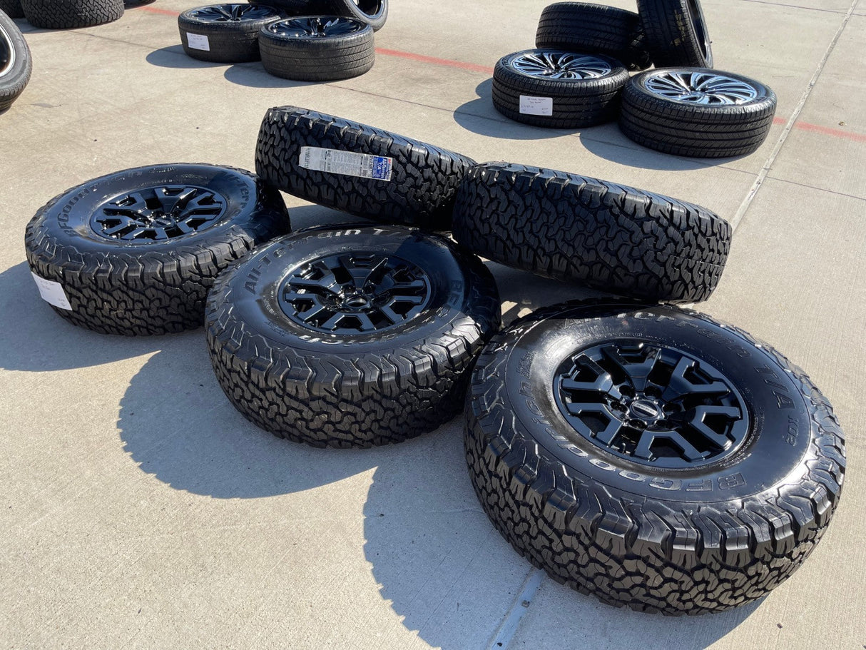 17" Ford F-150 Raptor Bronco OEM rims wheels BFG 10461 tires 2025 2026 BFG NEW Texas Truck Tire