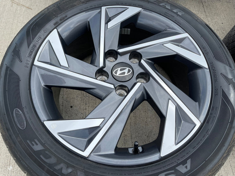 17" Hyundai Elantra Sonata OEM wheel rims 71067 Veloster 2024 2025 2026 GOODYEAR Texas Truck Tire