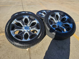 22" Dodge Ram 1500 OEM Laramie rims wheels tires 2685 GOODYEAR NEW Texas Truck Tire