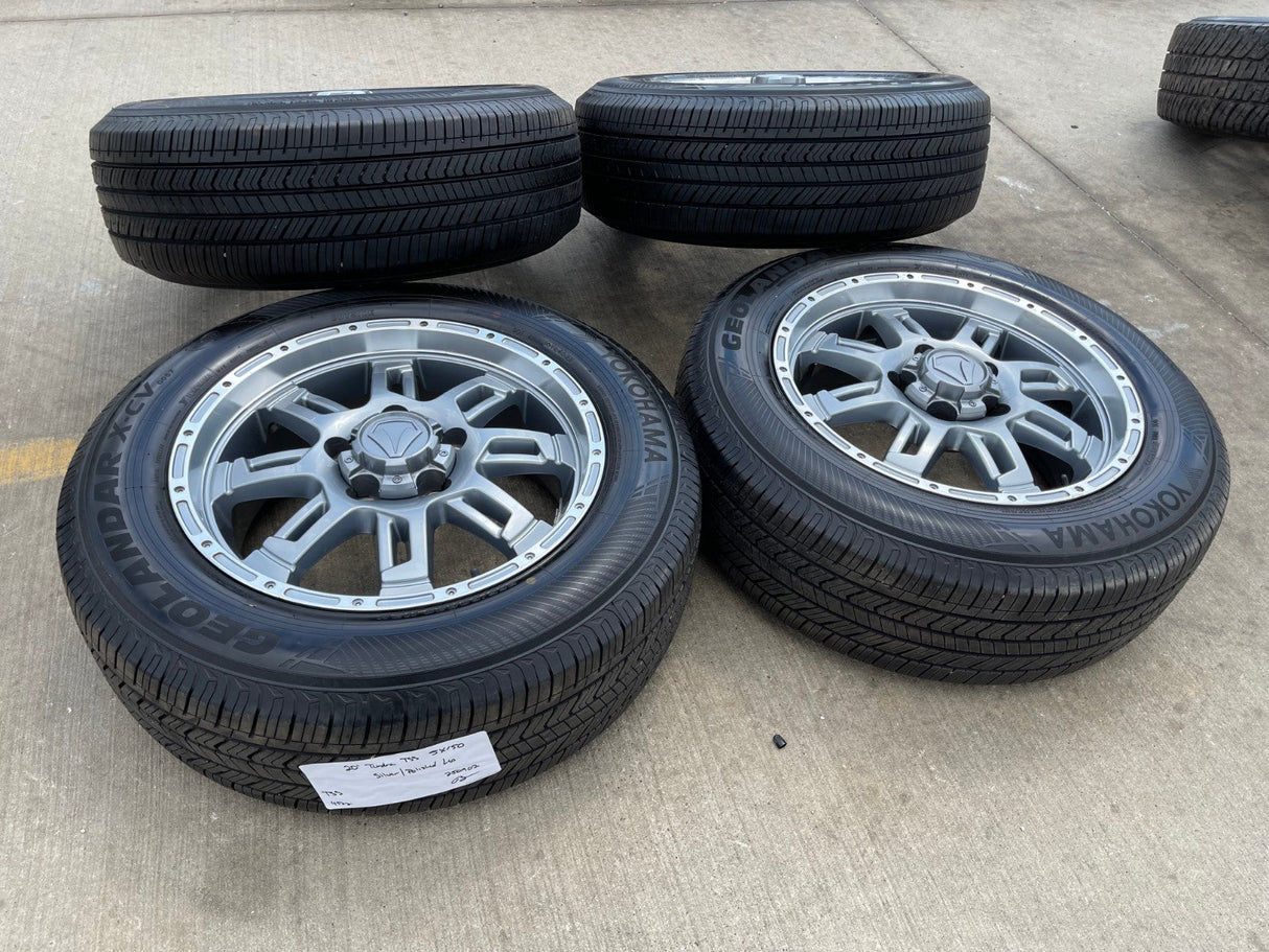 20" Toyota Tundra TSS TRD T Force OEM wheels rims 5x150 tires Texas Truck Tire