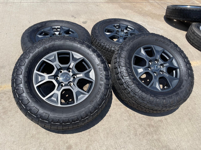 18" Lexus GX550 OEM 10544 wheels rims Land Cruiser Tundra Sequoia 2024 2025 Texas Truck Tire