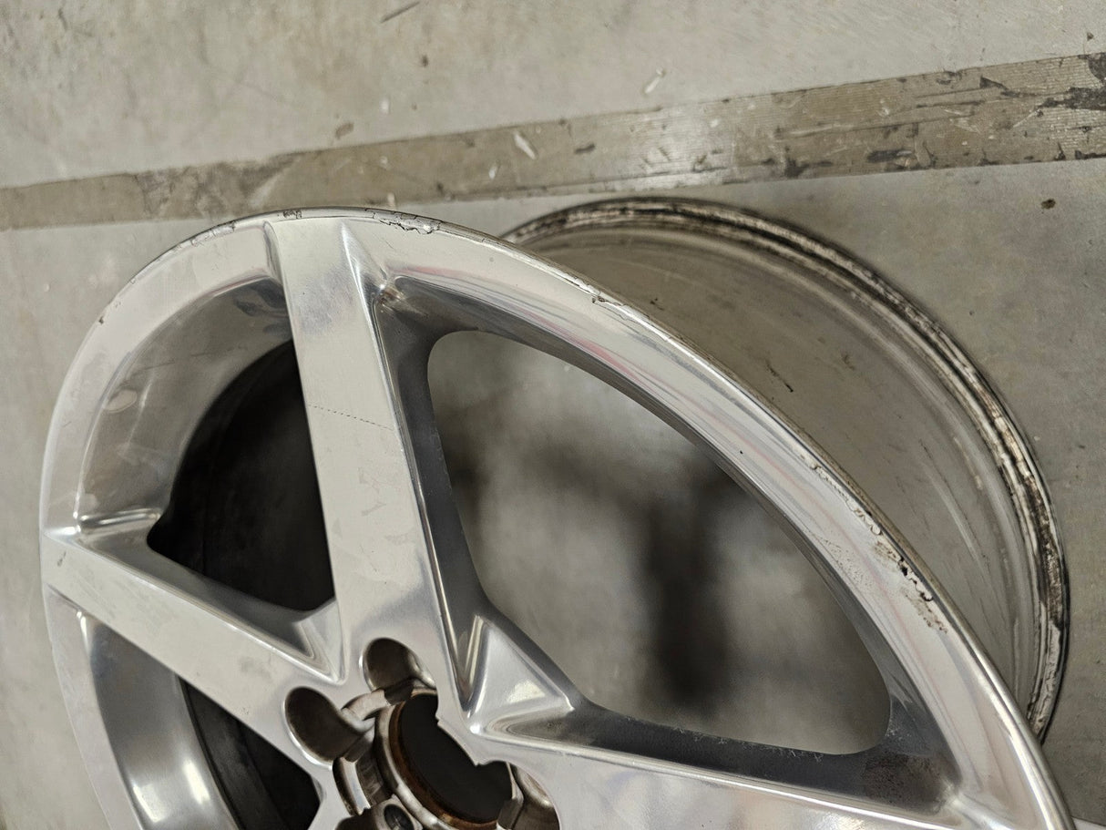 19x10 Chevy Corvette OEM rim wheel 5209 5106 REAR polished 2006 2007 2008 2009 Texas Truck Tire
