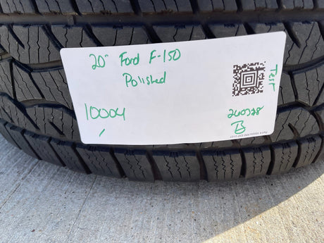 20" Ford F-150 Expedition OEM rims wheels polished 10004 tires COOPER A/T Texas Truck Tire