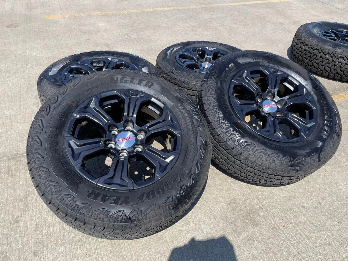 18" GMC Sierra Canyon Chevy Tahoe Colorado OEM 5910 wheels rims 2024 2025 NEW Texas Truck Tire