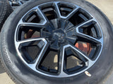 22" Chevy Tahoe Suburban RST OEM 14035 wheels rims Silverado 2025 2026 NEW Texas Truck Tire