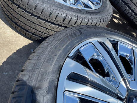 24" Cadillac Escalade IQ PLATINUM EV OEM wheels rims 2500 Hummer 2025 2026 NEW Texas Truck Tire