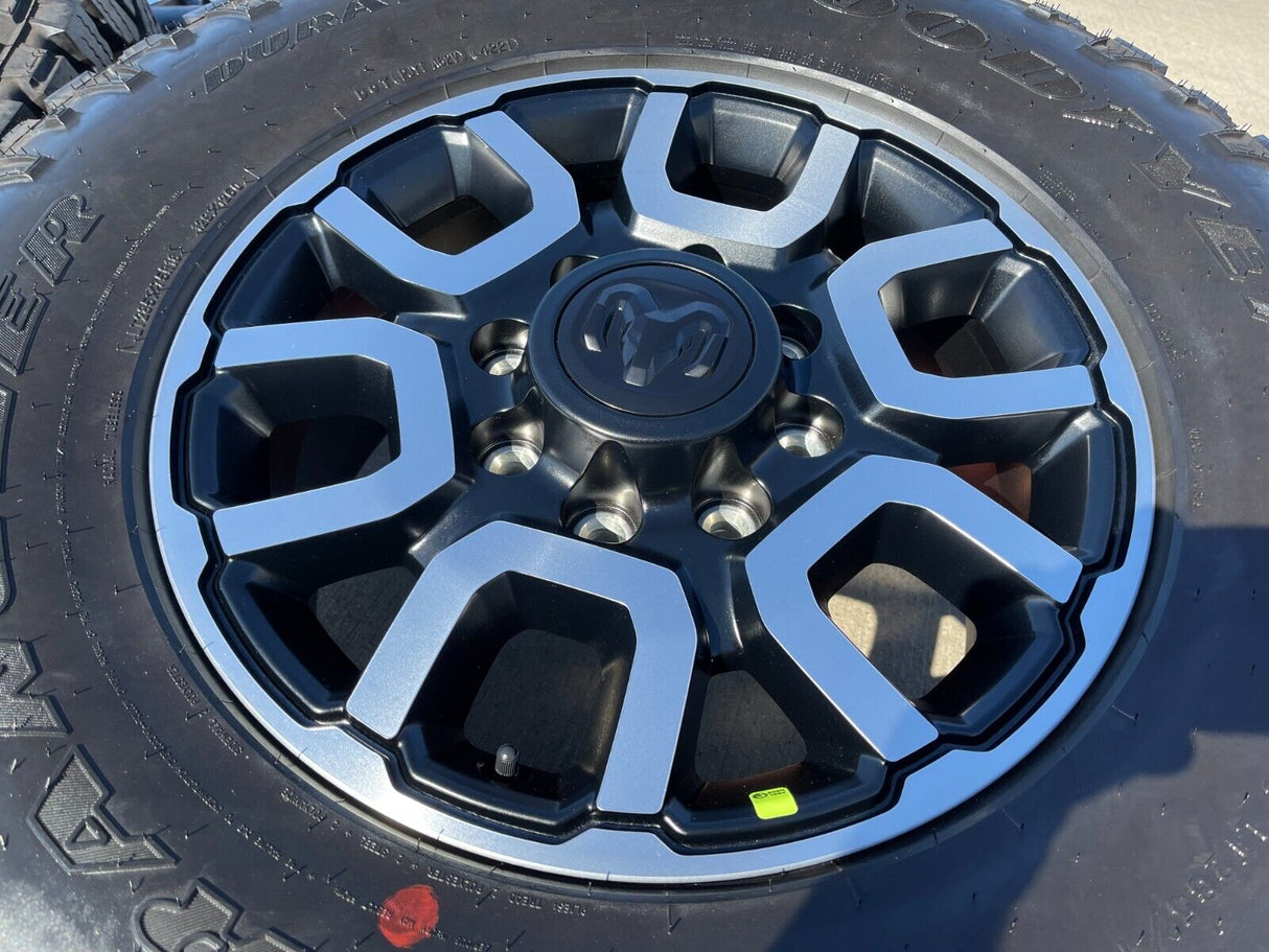 18" Ram 2500 3500 LARAMIE OEM wheels rims 2694 tires 2023 2024 2025 NEW Texas Truck Tire