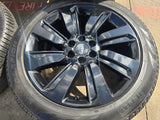 22" Lincoln Navigator OEM rims wheels Black Label 95384 10496 tires PIRELLI NEW Texas Truck Tire