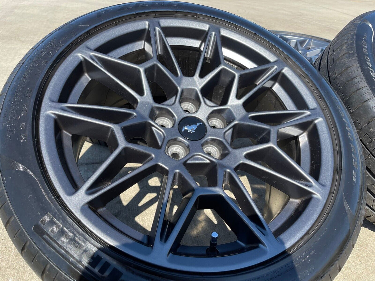 19" Ford Mustang GT Performance Track Pack OEM wheels rims 2023 2024 2025 NEW Texas Truck Tire