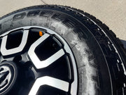 18" Ram 2500 3500 LARAMIE OEM wheels rims 2694 tires BRIDGESTONE A/T NEW 2026 Texas Truck Tire