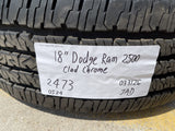 18" Dodge Ram 2500 3500 STEEL OEM 2473 wheel rim spare 2024 2025 2026 Firestone Texas Truck Tire
