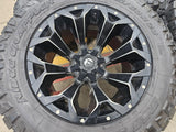 20x12 Fuel D546 Assault Chevy Silverado Ford F-150 RAM wheels rims 6x139 6x135 Texas Truck Tire