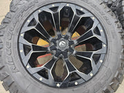 20x12 Fuel D546 Assault Chevy Silverado Ford F-150 RAM wheels rims 6x139 6x135 Texas Truck Tire