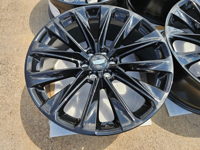 24" Cadillac Escalade V OEM ONYX wheel rim 2022 2023 2024 2025 2026 Texas Truck Tire