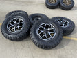 17" Jeep Wrangler Rubicon OEM 95730 9327 wheels rims Gladiator FALKEN MT 33" NEW Texas Truck Tire