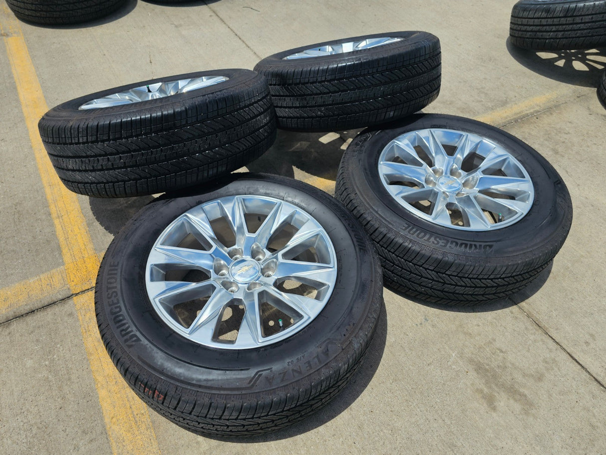 20" Chevy Tahoe Silverado LTZ 5920 OEM wheels rims Yukon 2023 2024 2025 2026 NEW Texas Truck Tire