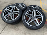 19" Ford Mustang Stealth GT OEM 10595 wheels rims CONTINENTAL 2024 2025 2026 NEW Texas Truck Tire