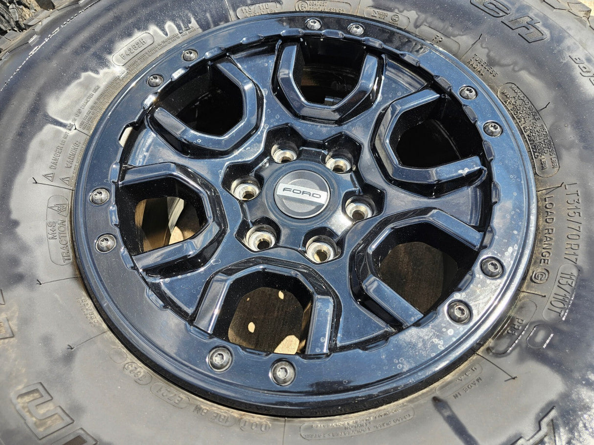 17" Ford Bronco SASQUATCH wheels rims BEADLOCK 10388 Ranger tires BFG KO2 A/T Texas Truck Tire