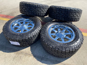 18x9 18" Fuel Maverick D536 Chevy Silverado F-150 RAM wheels rims 6x139 6x135 Texas Truck Tire