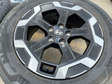 18" Hyundai Santa Fe Cruz OEM wheels rims 52910 Black 2023 2024 2025 2026 Texas Truck Tire