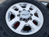 18" Chevy Silverado GMC Sierra 2500 3500 OEM 5502 wheels rims tires GOODYEAR Texas Truck Tire