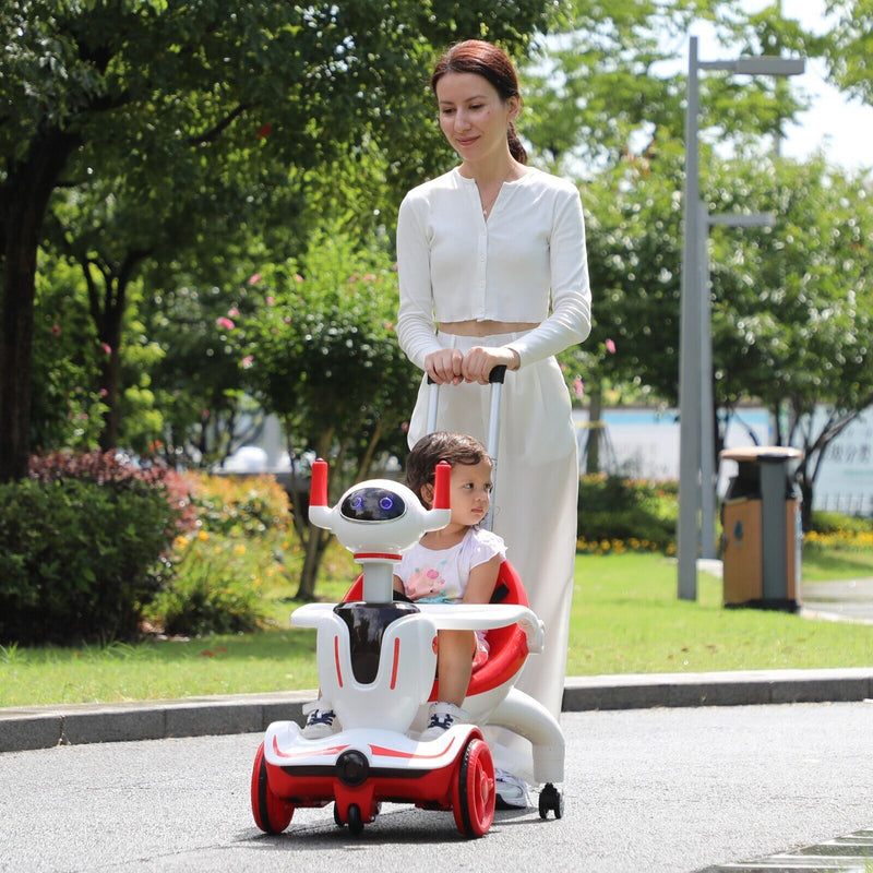 TOBBI 3-in-1 Robot Buggy Electric Car: The Perfect Gift for Toddlers with Remote Control