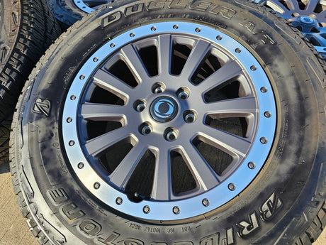 (5) 18" INEOS Grenadier OEM wheels rims tires beadlock 2023 2024 2025 2026 NEW Texas Truck Tire