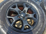 (1) 17" Jeep Wrangler Rubicon OEM 9218 wheel rim Gladiator tire NEXEN HTX2 NEW Texas Truck Tire