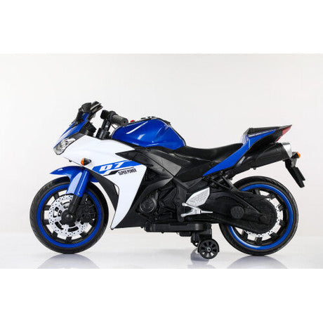 12V Electric Kids Ride-On Dirt Bike with Training Wheels for Children