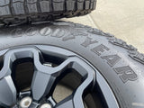 18" Dodge Ram 1500 TRX RHO Black OEM 66002 wheels rims TERRITORY A/T 35" NEW Texas Truck Tire