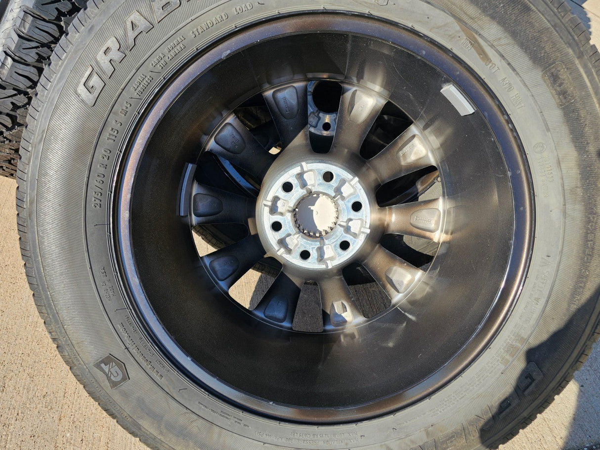20" Chevy Silverado 1500 Tahoe Suburban OEM 5915 5916 wheel rim tire spare Texas Truck Tire