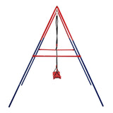 Green and Blue Baby Swing Set 2-in-1 Plastic Safe Mental Development Toy