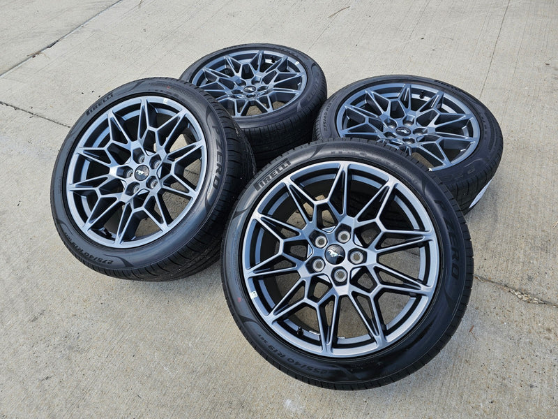 19" Ford Mustang GT Track Pack OEM 10600 10603 wheels rims 2025 2026 2027 NEW Texas Truck Tire