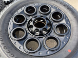 20" Ford F-250 F-350 OEM black Lariat wheels rims 10299 10484 tires NICE SET Texas Truck Tire
