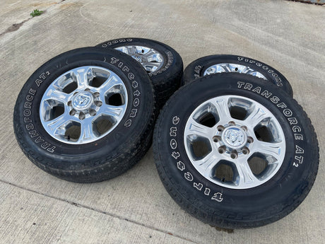 18" Ram 2500 3500 Laramie Power Wagon OEM wheels rims 2692 FIRESTONE DISCOUNTED Texas Truck Tire